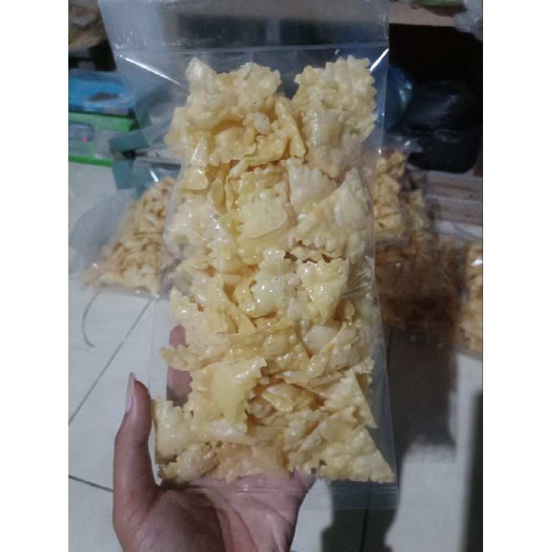 

krupuk pangsit kemasan plastik