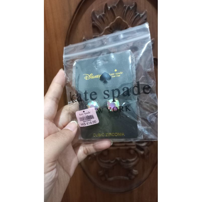 Anting Aurora Cubic Zirconia Disney x Kate Spade Original BM / Earring Disney x Kate Spade / Kalung 