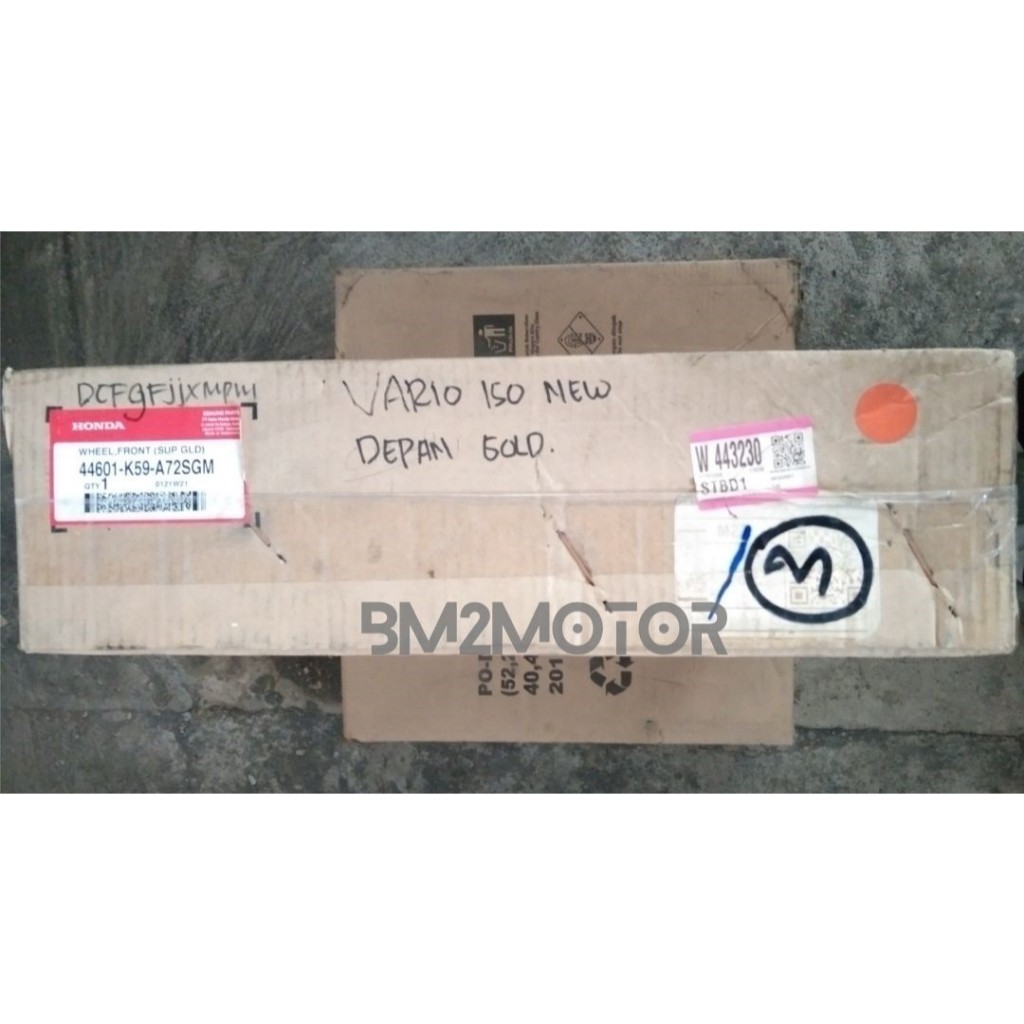 VELG DEPAN SUPER GOLD NEW VARIO 150 eSP Original HONDA 44601K59A72SGM