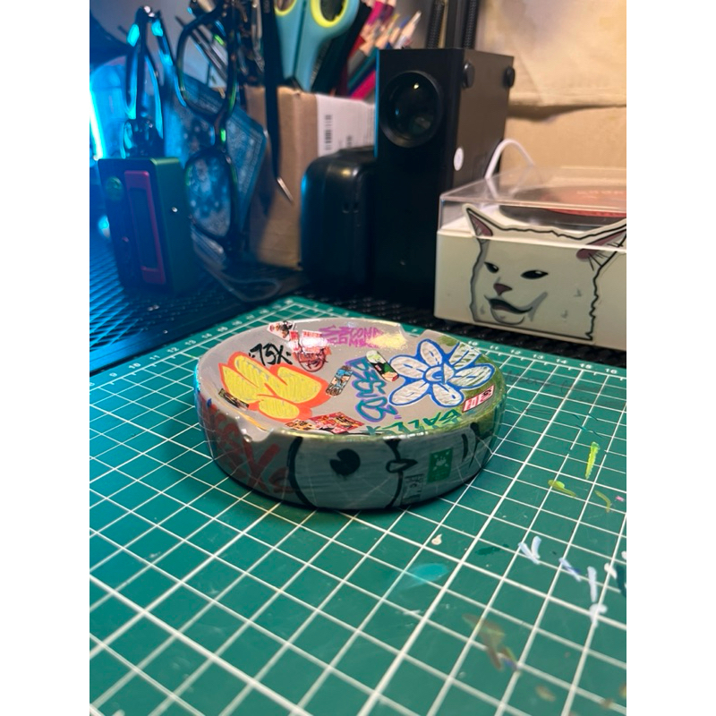 Asbak Graffiti | Ashtray | Asbak | Clay | Clay art | Clay custom | Asbak Skena | Asbak Y2K