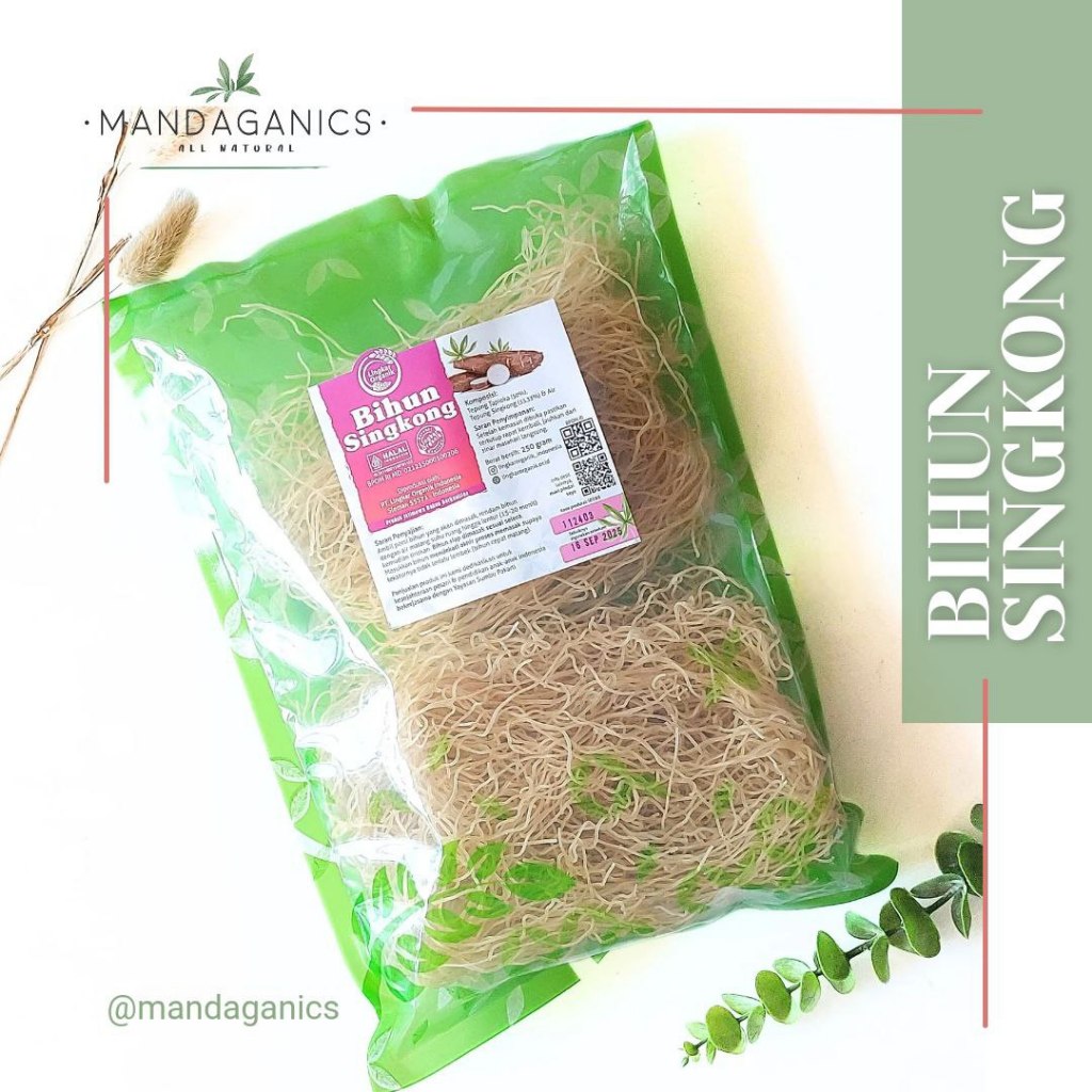 

LINGKAR ORGANIK BIHUN SINGKONG 250GR | MIE LETHEK MANDAGANICS