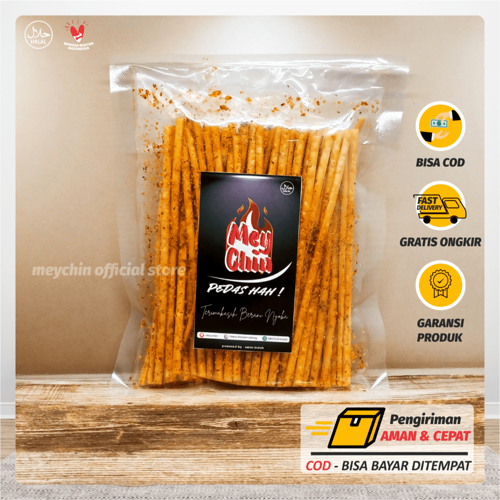 

MIE LIDI GEPENG Mey-chin Pemalang KEMASAN SMALL 65 gr