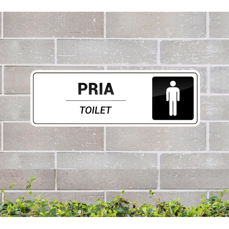 AKRILIK SIGN TOILET DISABILITAS