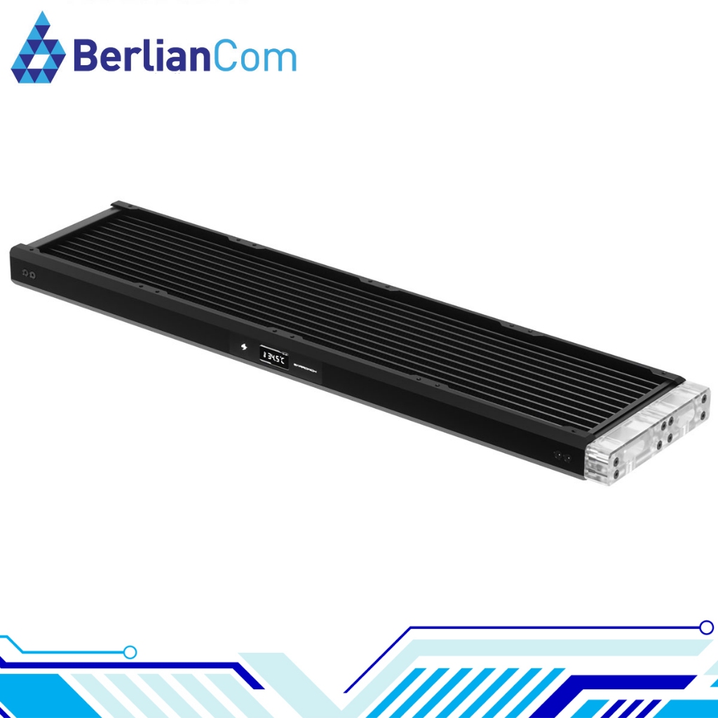 BARROW FBCFRX-480Y V2 480mm Copper Radiator Temperature Display Black