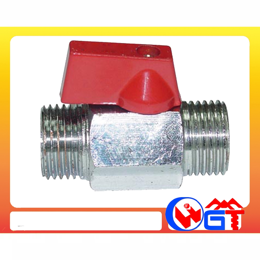 MINI BALL VALVE 1/2" / STOP KRAN DRAT LUAR DRAT LUAR