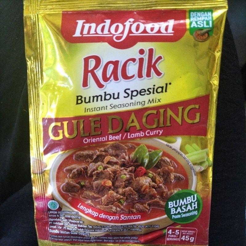 

racik bumbu spesial gule daging oriental beef/ lamb curry