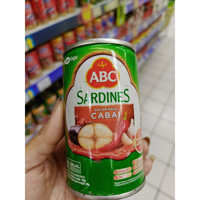 

ABC Sarden saus cabai 155gr