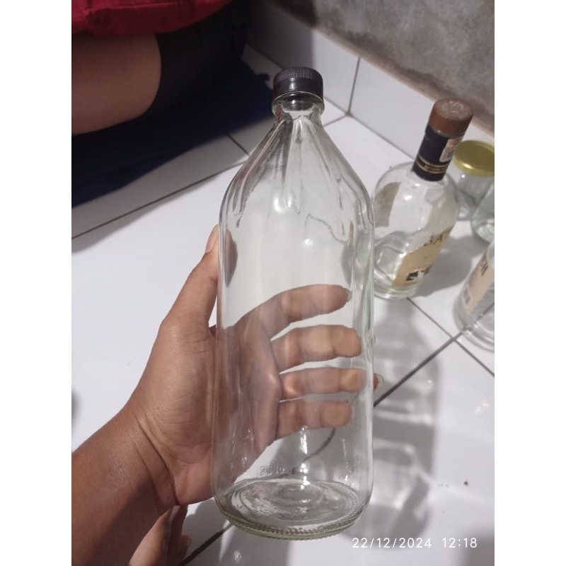 Botol kaca 1 liter