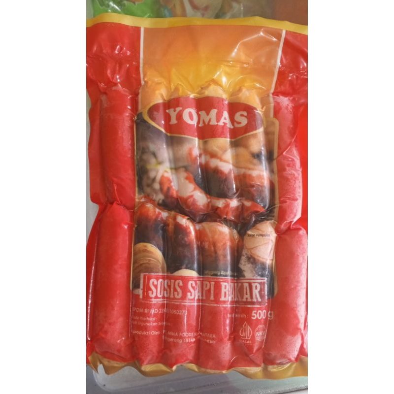 

Yomas Sosis Sapi Bakar mini 500g