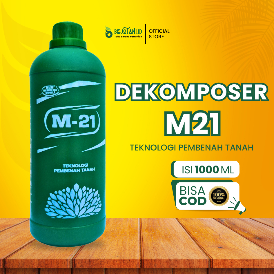 Dekomposer M21 1 Liter Bakteri Pembenah Tanah M 21 Pupuk Probiotik Pupuk Tanah Pupuk Penyubur Tanah