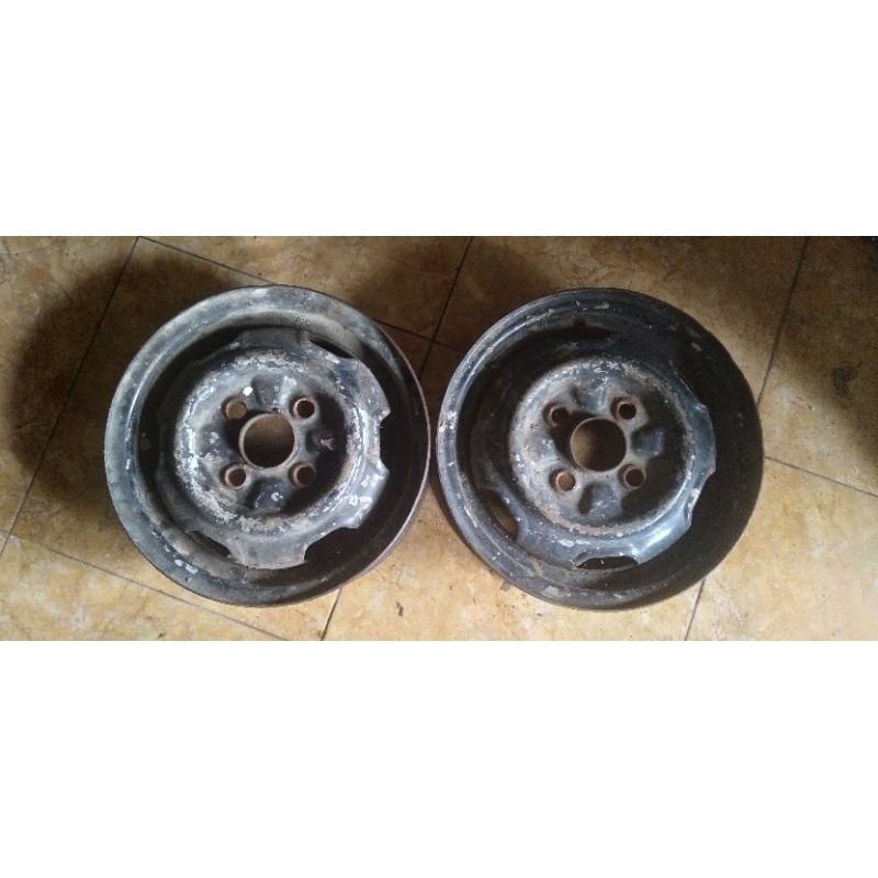 velg r12 pcd 100 kaleng