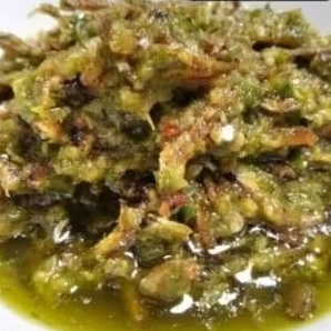 

Sambal goreng teri cabe ijo 250g