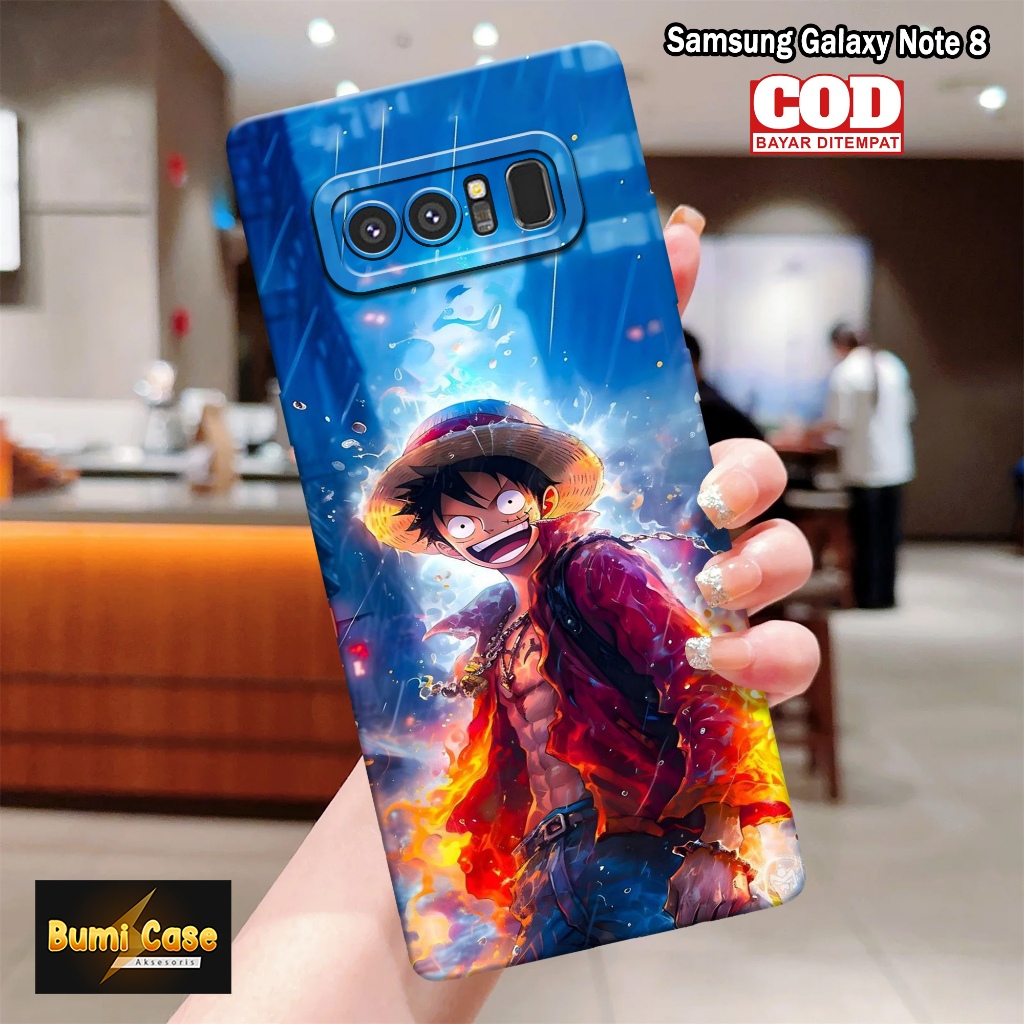 Bumi Case Samsung Galaxy Note 8 - Fashion Case Anime - Softcase Pro Camera Samsung Galaxy Note 8 - C
