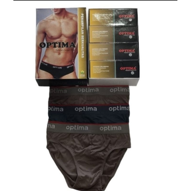 CD optima 1818 celana dalam pria 1 kotak isi 3 pcs M L XL XXL