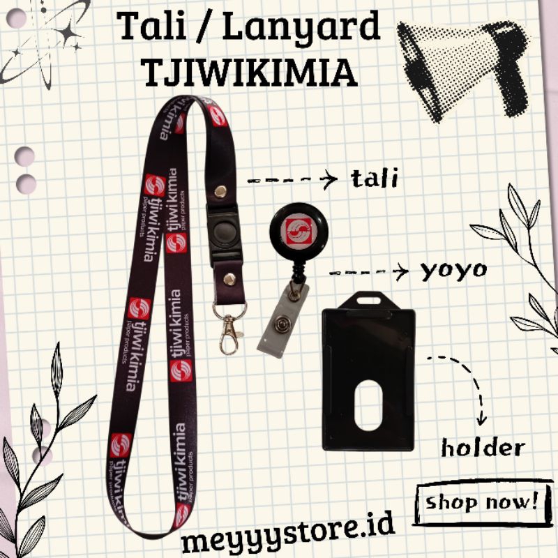 

READYYY Tali Gantungan ID CARD / Lanayrd TJIWIKIMIA [STOCK MELIMPAH] Termurahhh Harga Grosir!