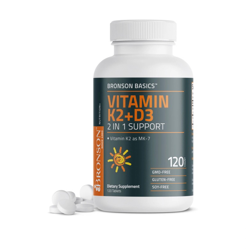 Bronson Vitamin K2 Plus D3 (MK7)