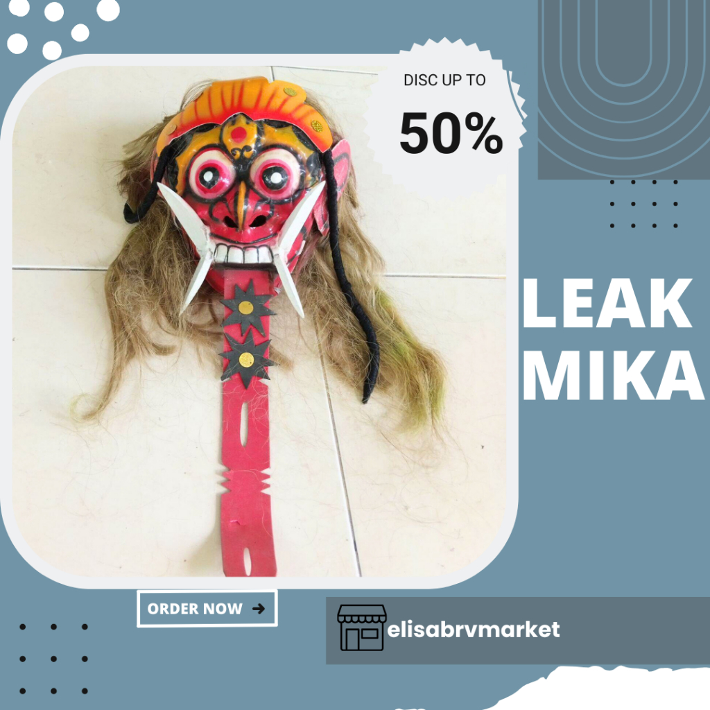 TOPENG LEAK MIKA|Topeng Leak Bali - Leak Mika - Leak Bali - Topeng Rangnda - Topeng Bali