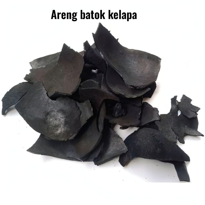Areng batok kelapa (Tempurung areng batok kelapa)1kg areng bakar bakar
