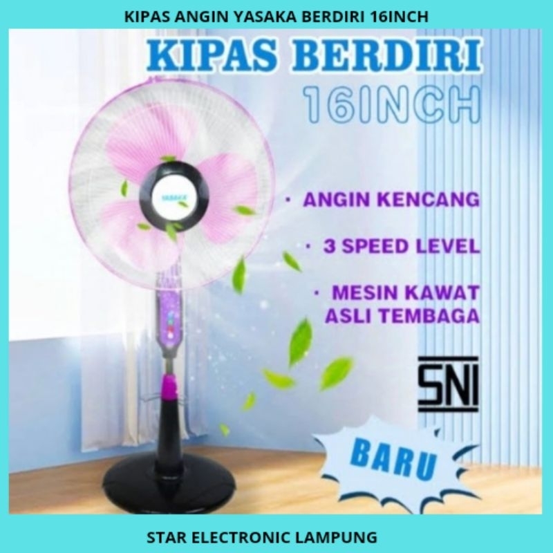 KIPAS ANGIN YASAKA BERDIRI 16INCH STAND FAN YASAKA 16 INCH