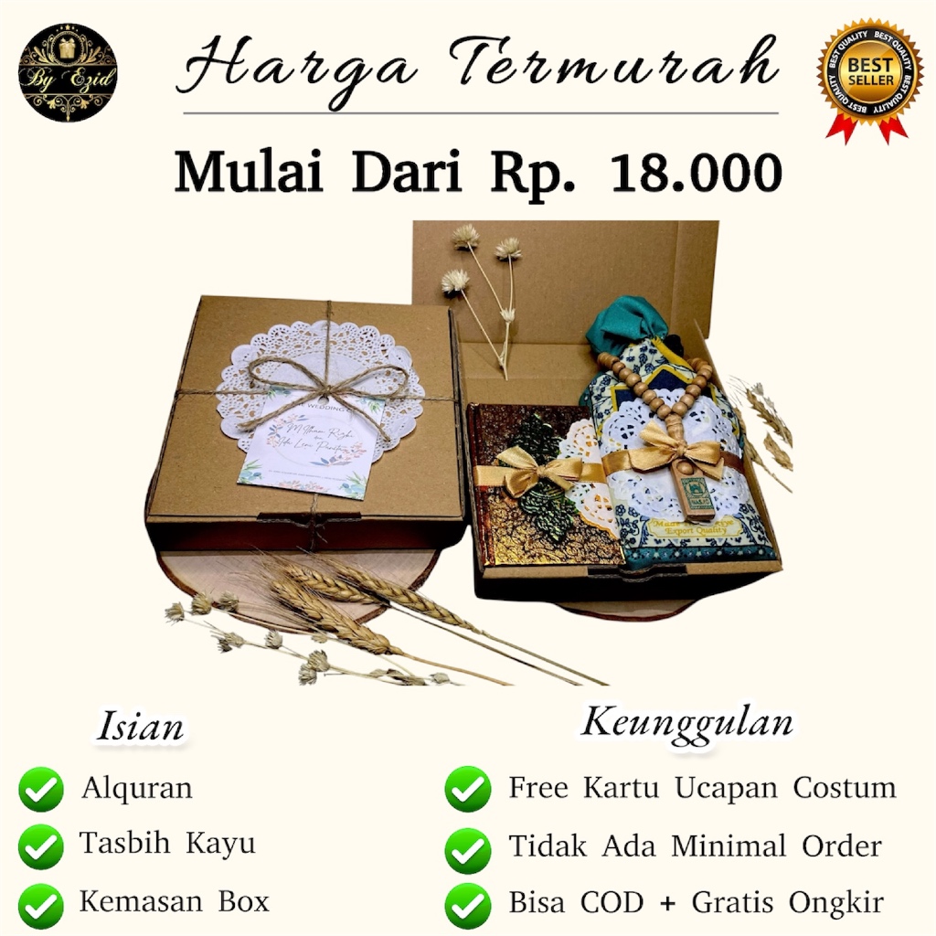 Hampers Souvenir Parcel Suvenir Pengajian Pernikahan Selamatan Tahlilan Tahlil 40 100 1000 Hari Haul