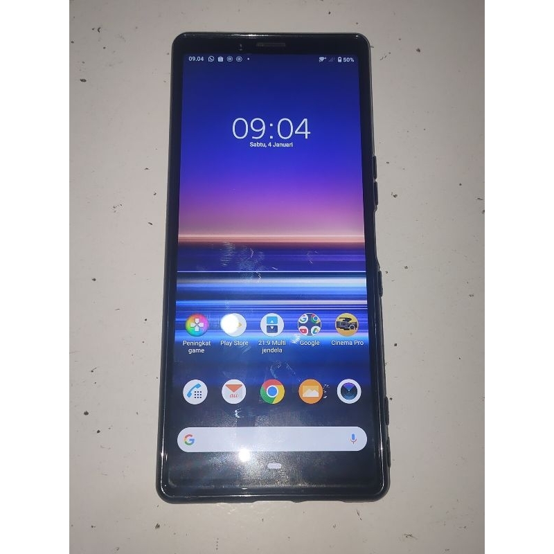 lcd+frame Sony Xperia 1 ori copotan baca diskripsi