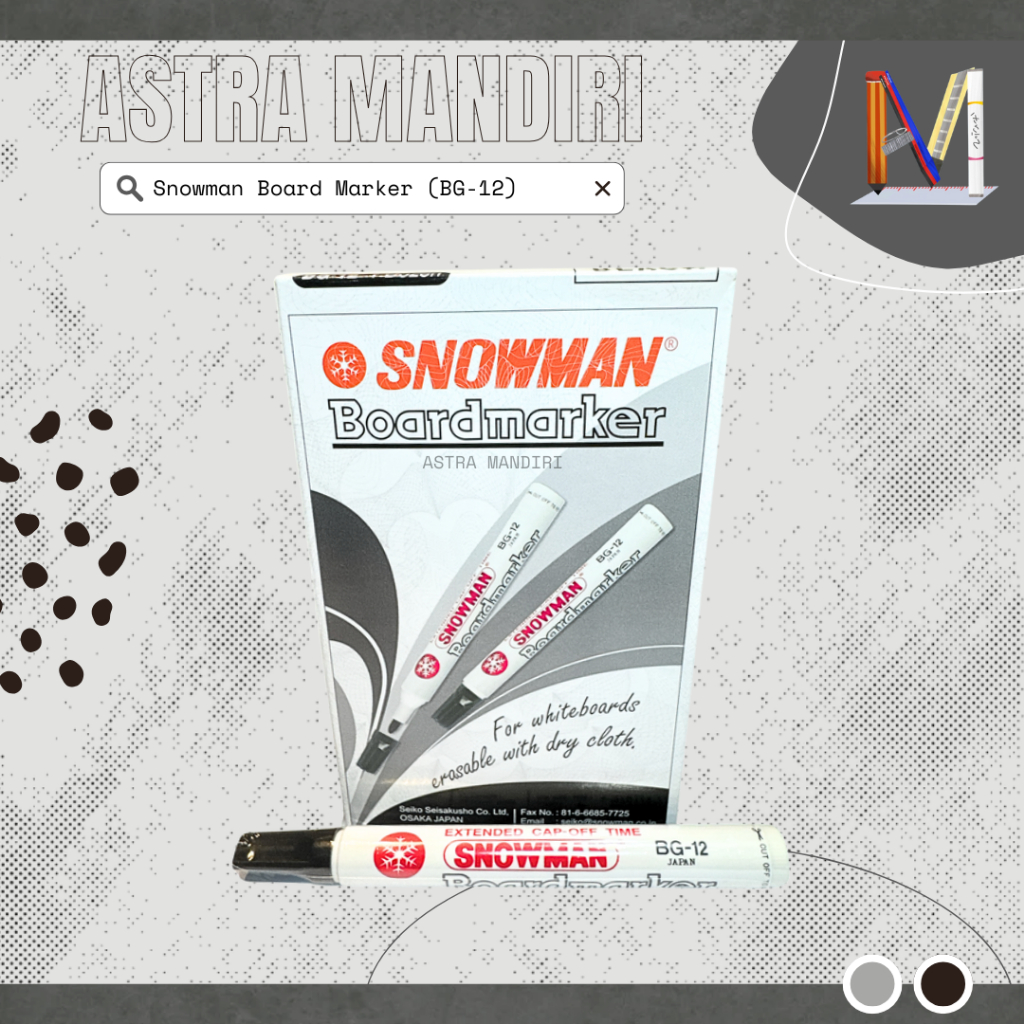 

Snowman Board Marker (BG-12)