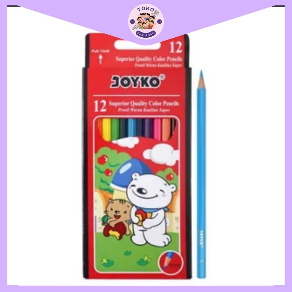 

Joyko Pensil Warna Superior Quality Color Pencils Hexagonal Grip PB
