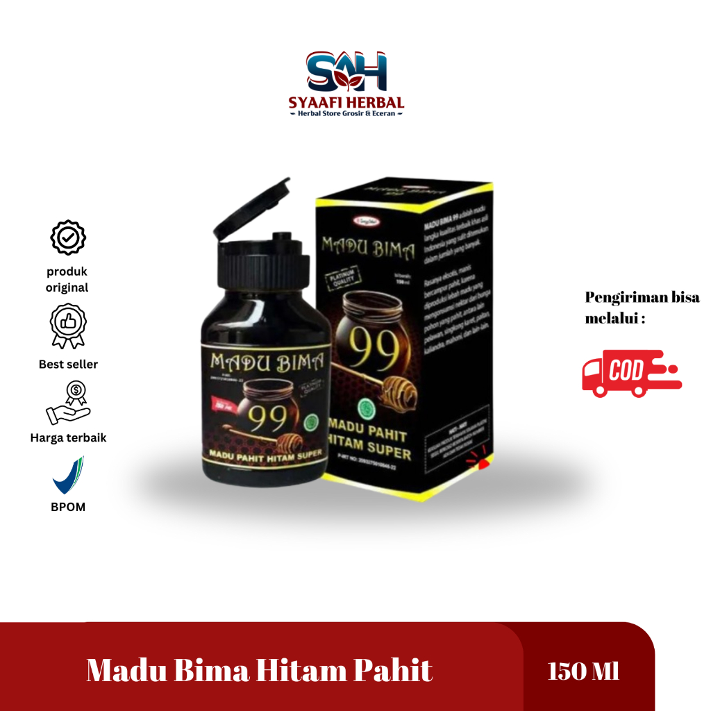 

Madu Hitam Pahit BIMA 99-150 ML