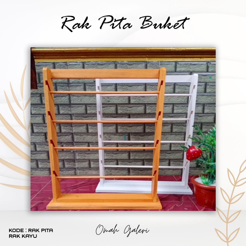RAK GANTUNG PITA BUKET / RAK PITA MODEL GANTUNG / RAK PITA MINIMALIS