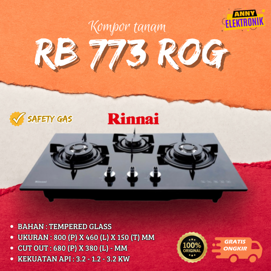 KOMPOR TANAM RINNAI RB 773 ROG