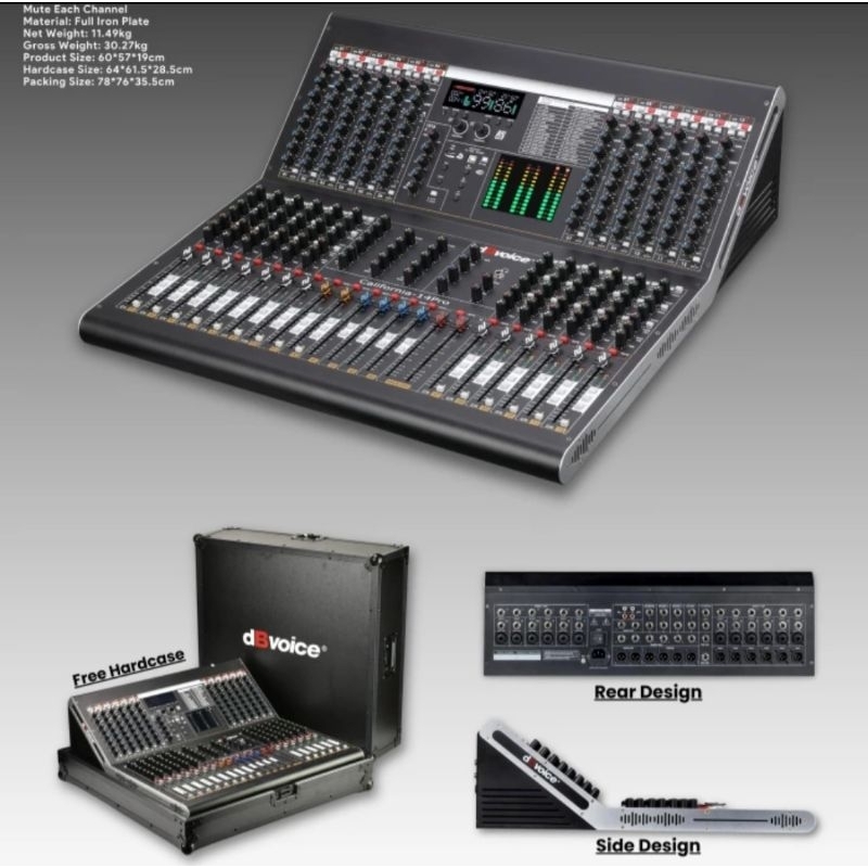 Mixer dbvoice California 14 Pro Original 14 Channel Dbvoice CALIFORNIA-14PRO