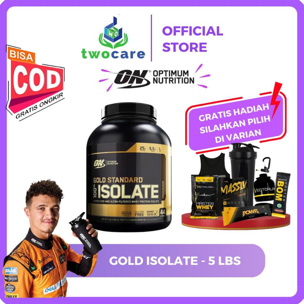 ISOLATE GOLD STANDARD OPTIMUM NUTRITION / ON ISOLATE GOLD 5 LBS BPOM
