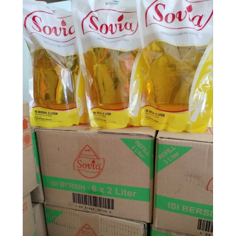 

Minyak Sovia 2L satu karton isi 6
