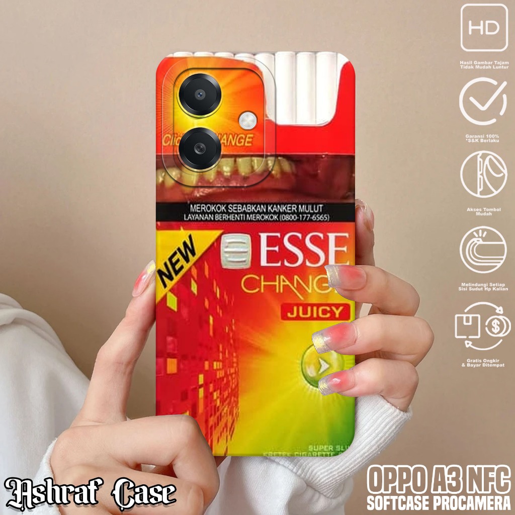 Case Oppo A3 NFC - Softcase Hp Oppo A3 NFC ( ESS ) Silikon Oppo A3 NFC - Casing Hp Oppo A3 NFC - Kes