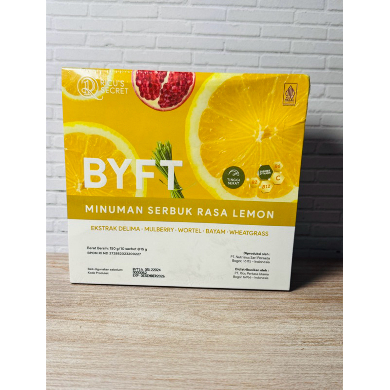 

MINUMAN SERBUK RASA LEMON BYFT by RICU’S SECRET