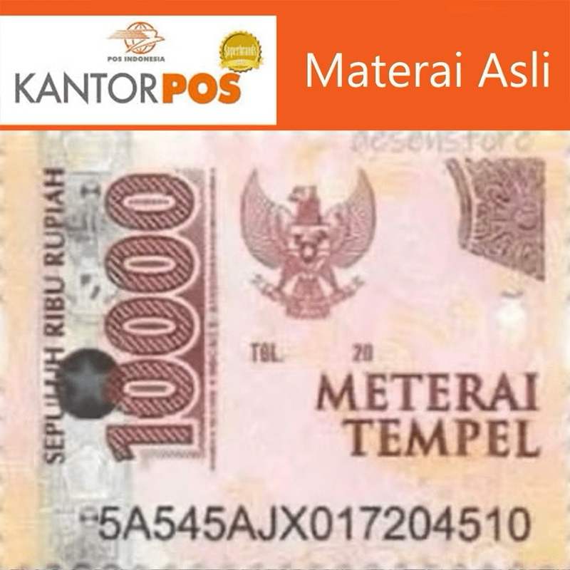 Materai 10000 Asli Original Kantor Pos