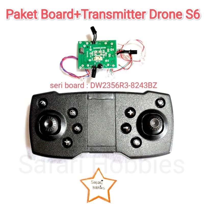 Paket Transmitter + Board Drone S6