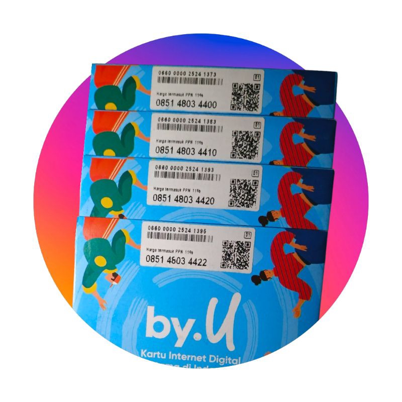 NOMOR CANTIK BYU/PERDANA BY-U/TELKOMSEL BY-U