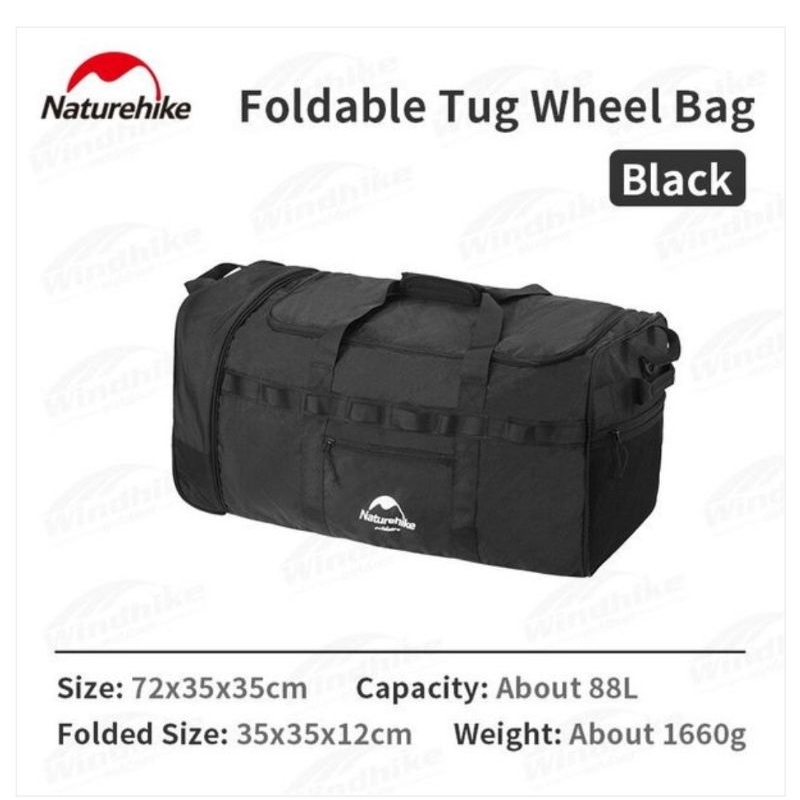 FOLDING TRAVEL BAG 88L NATUREHIKE NH21LX003