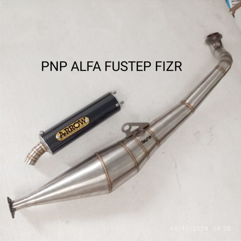 KNALPOT RACING ARROW PNP ALFA FUSTEP FIZR
