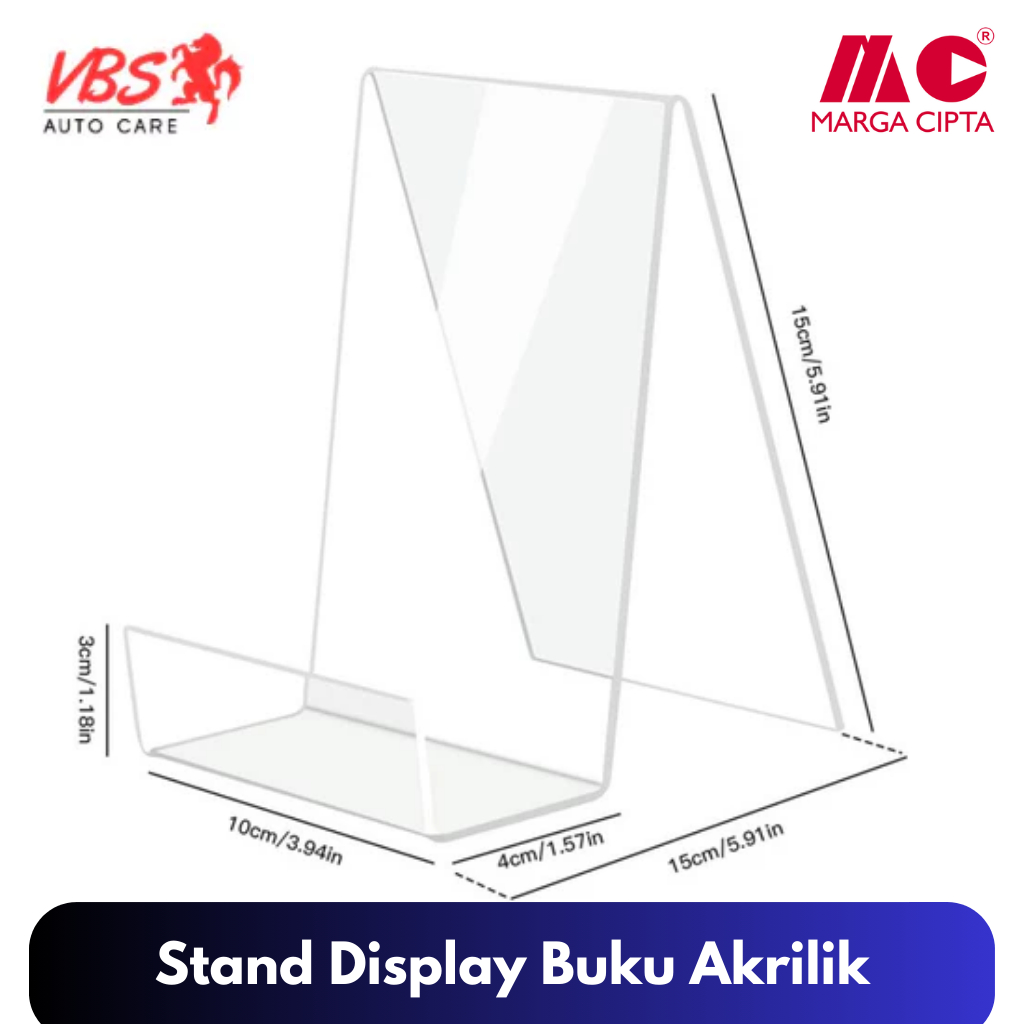 Stand Display Buku Akrilik
