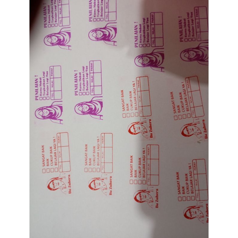 

Stempel Guru/Stempel Nilai / Penilaian / Koreksi / Checked / Reward