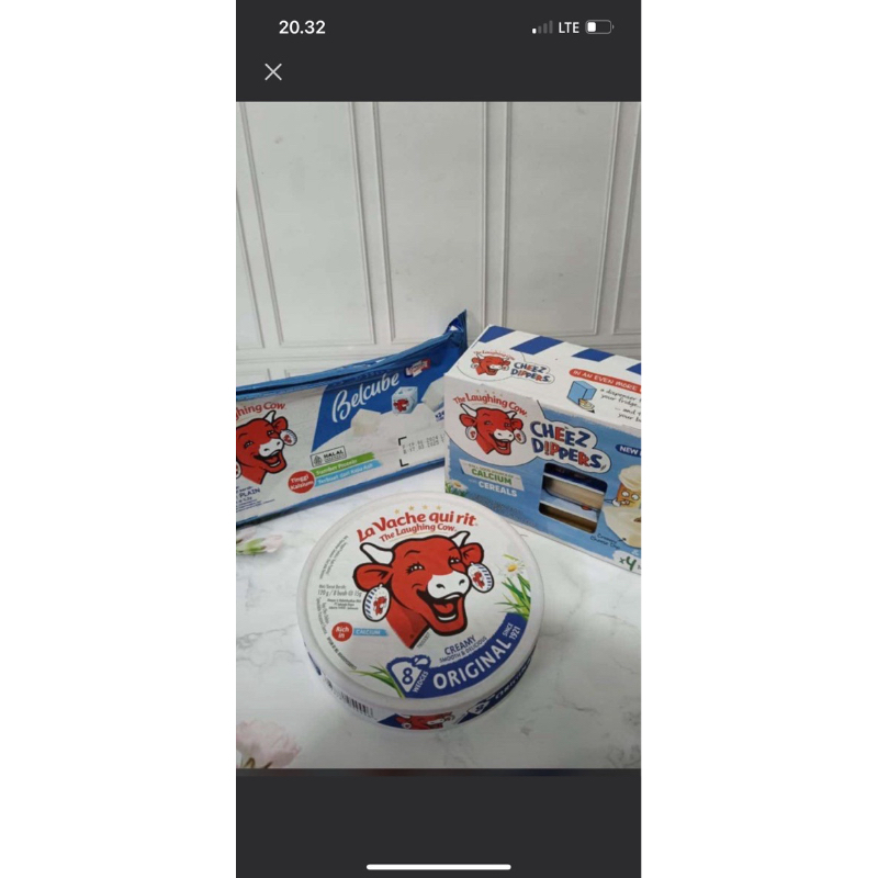 

keju mpasi Belcube 125gr, The laughing cow, Cheez Dippers (bisa mix varian atau varian sama)