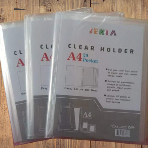 

CLEAR HOLDER A4 ISI 20 LBR