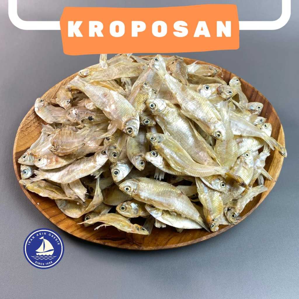 

Ikan Asin Gresik kroposan krispi gurih tidak asin berat 500 gram