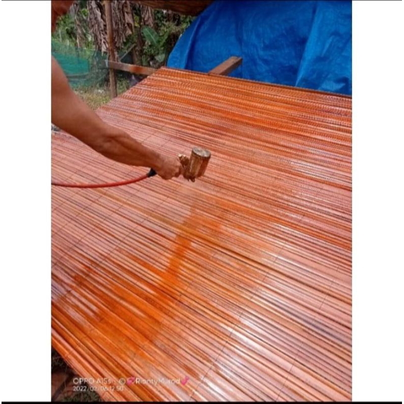 TIRAI BAMBU GULUNG OUTDOOR TAMPIAS HUJAN PANAS