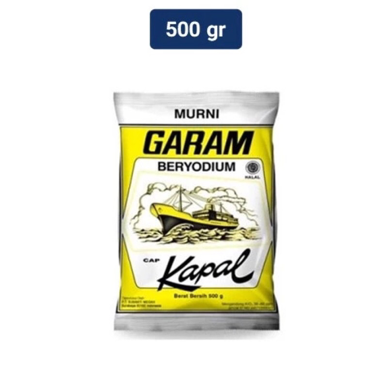 

GARAM MURNI CAP KAPAL 500gr (TERBAIK)