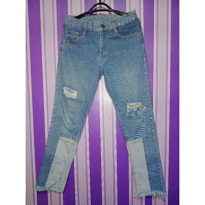 Preloved celana ripped jeans