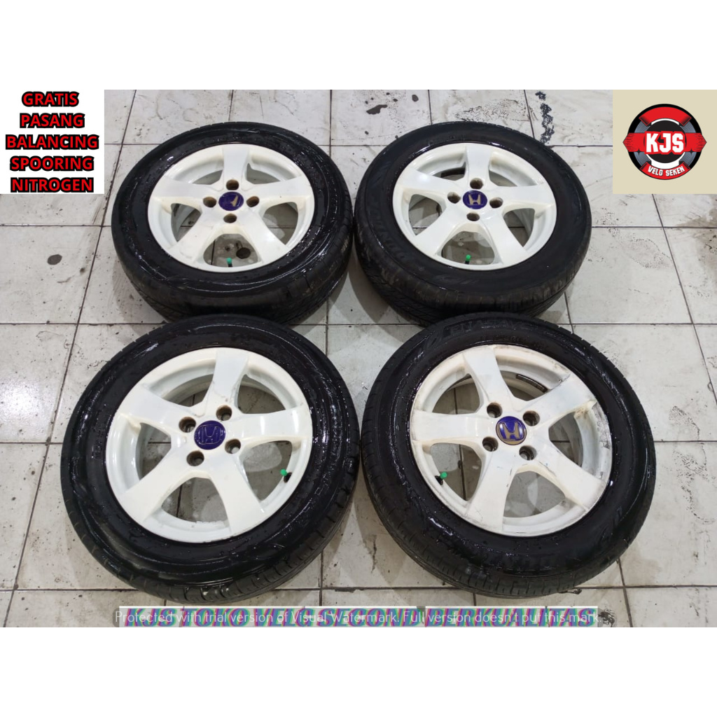 VELG RACING SECOND MODEL OEM HONDA JAZZ RING 14 LEBAR 5 RATA LOBANG BAUT 4X100 COCOK BUAT MOBIL SIGR