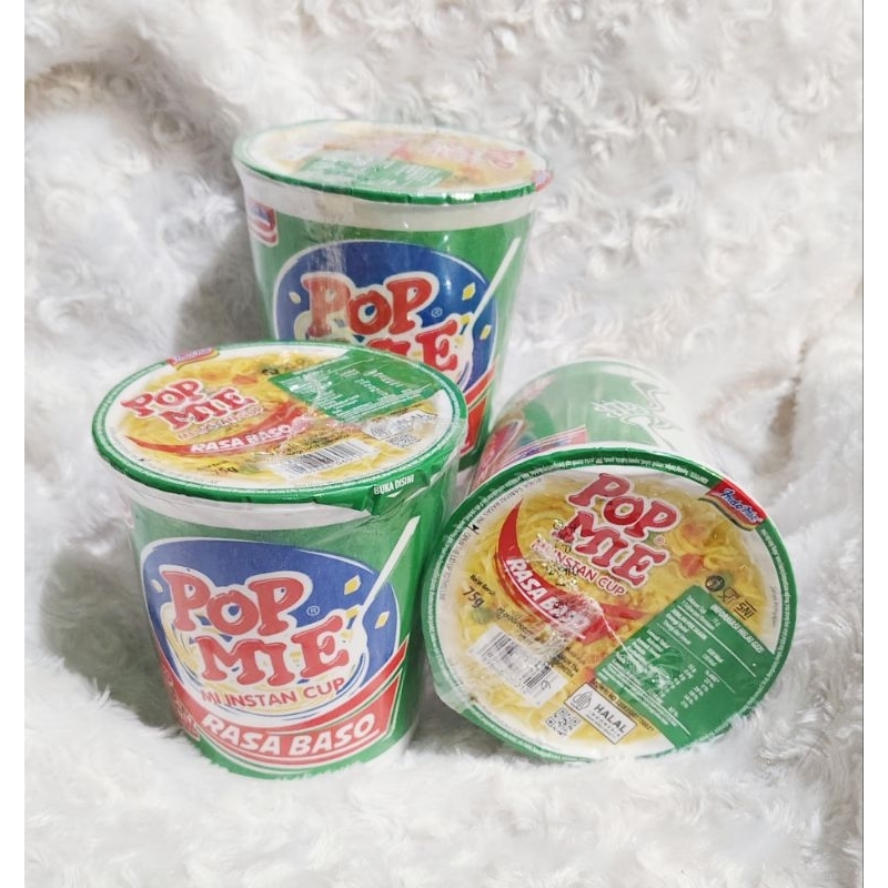 

Pop Mie Instan Cup Rasa Baso